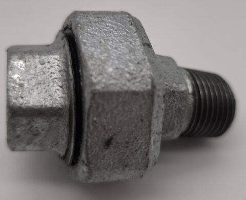 1/2" horganyzott KB egyenes hollander