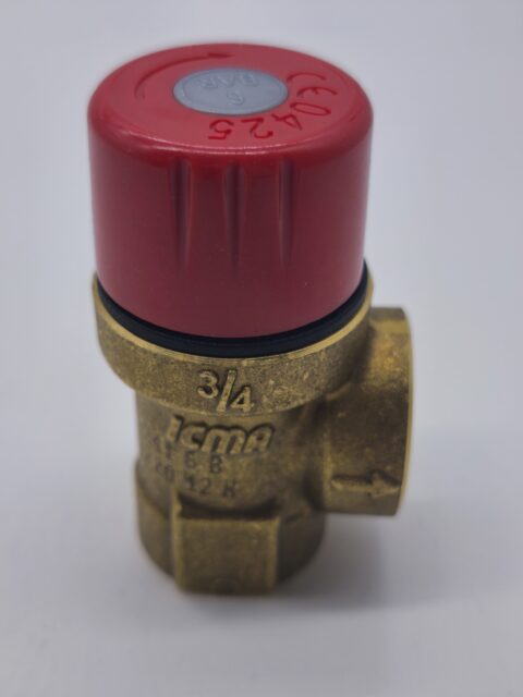 3/4" biztonsági szelep 6 bar Icma