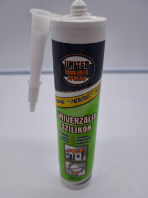 United Sealants Univerzális szilikon 280 ml transzparens, transzparens