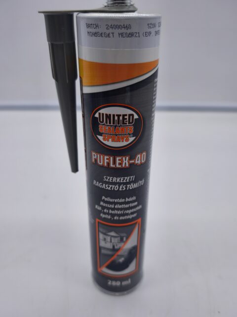 United Sealants PUFlex-40 szerkezeti ragasztó és tömítő 280 ml szürke, szürke